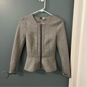 Peplum Scuba Jacket